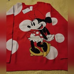 NWT Disney Minnie Mouse Sweater 2x